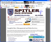 Spilter Race systems Website