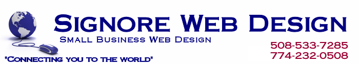 small business web design logo